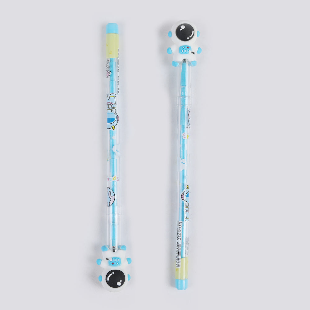 Bullet Pencil With Cartoon Character Eraser 2Pcs, Stationery Supplies, Chase Value, Chase Value