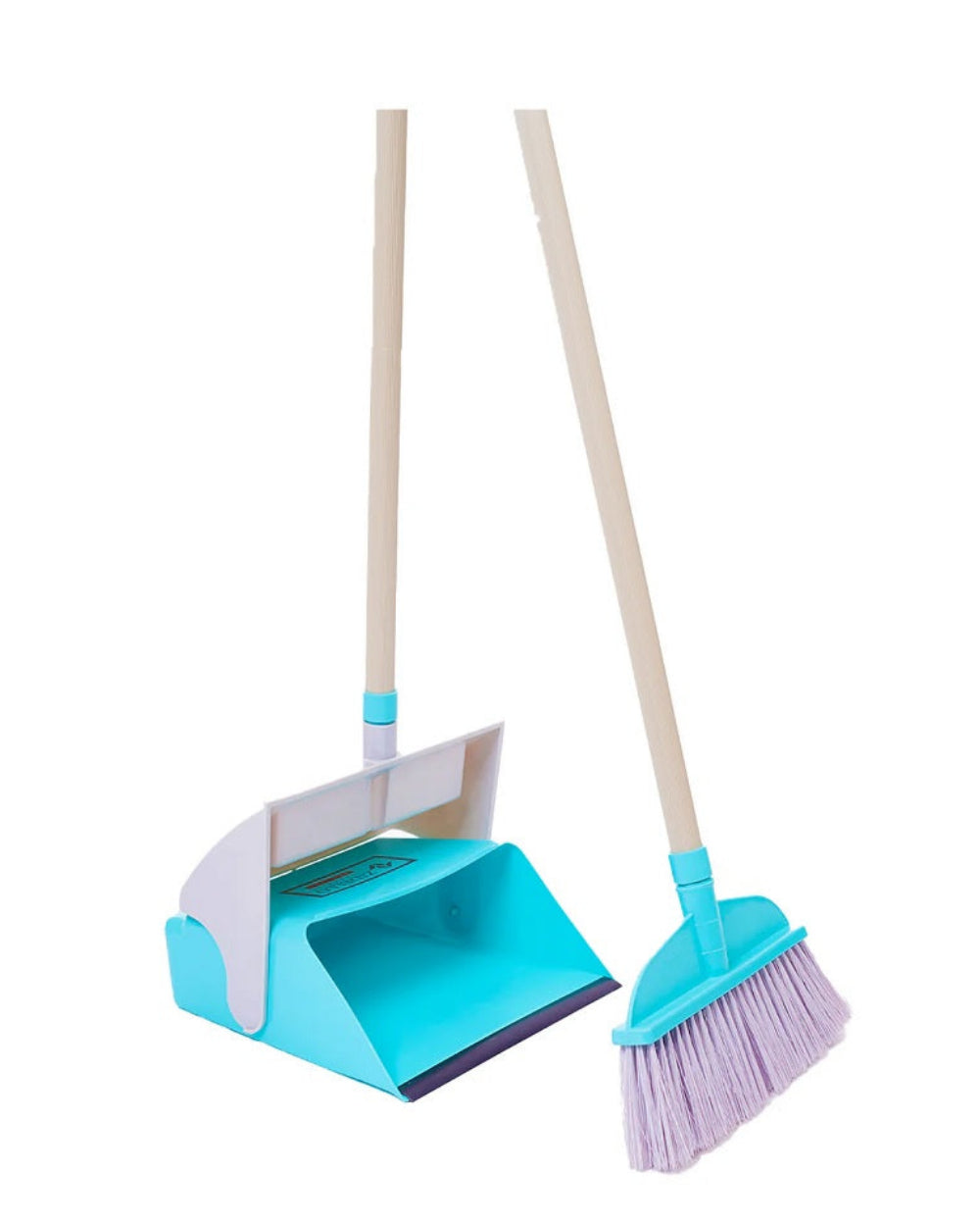 Zidello Standing Folding Broom & Dustpan Set