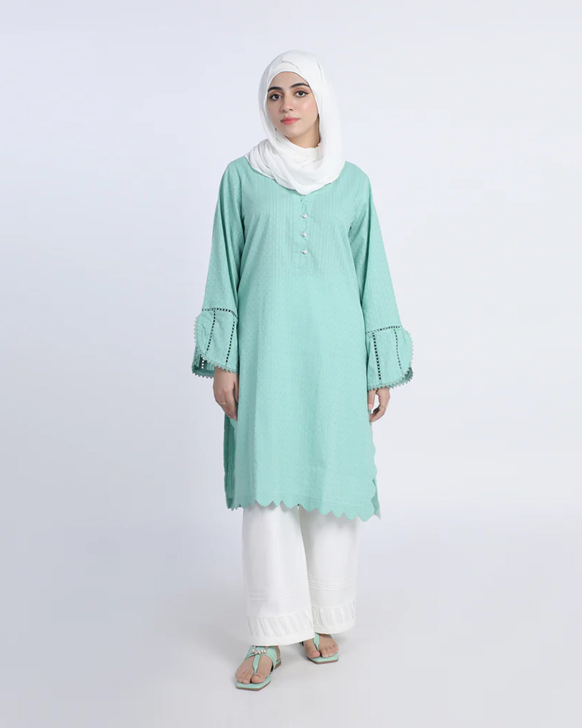 Eminent Women's Kurti - Mint Green, Women Ready Kurtis, Eminent, Chase Value