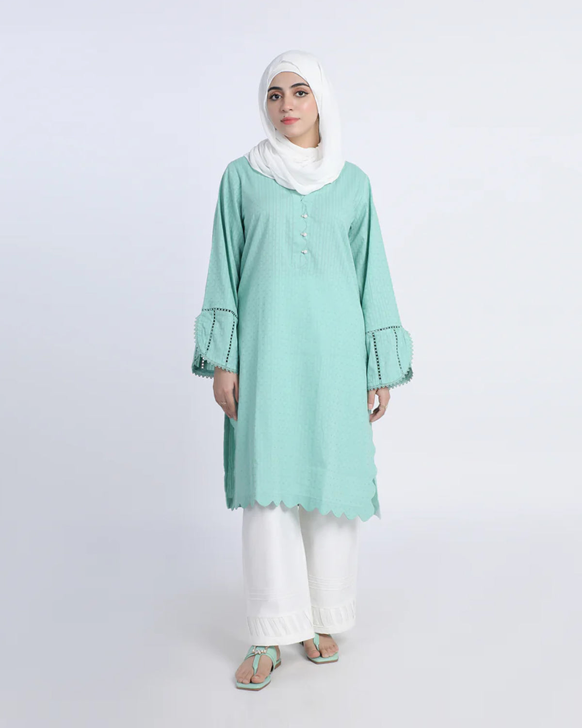 Eminent Women's Kurti - Mint Green, Women Ready Kurtis, Eminent, Chase Value