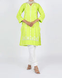 Women's Embroidered Kurti - Highlighter, Women Ready Kurtis, Chase Value, Chase Value