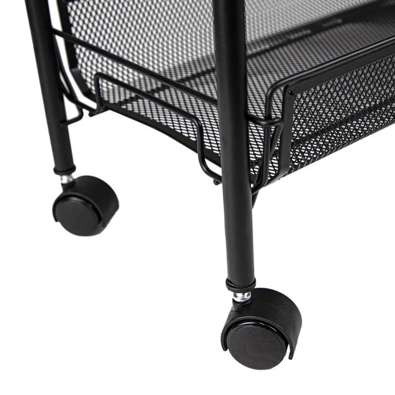 Trolly Metal Square 3 Layer - Black, Dish Rack, Chase Value, Chase Value