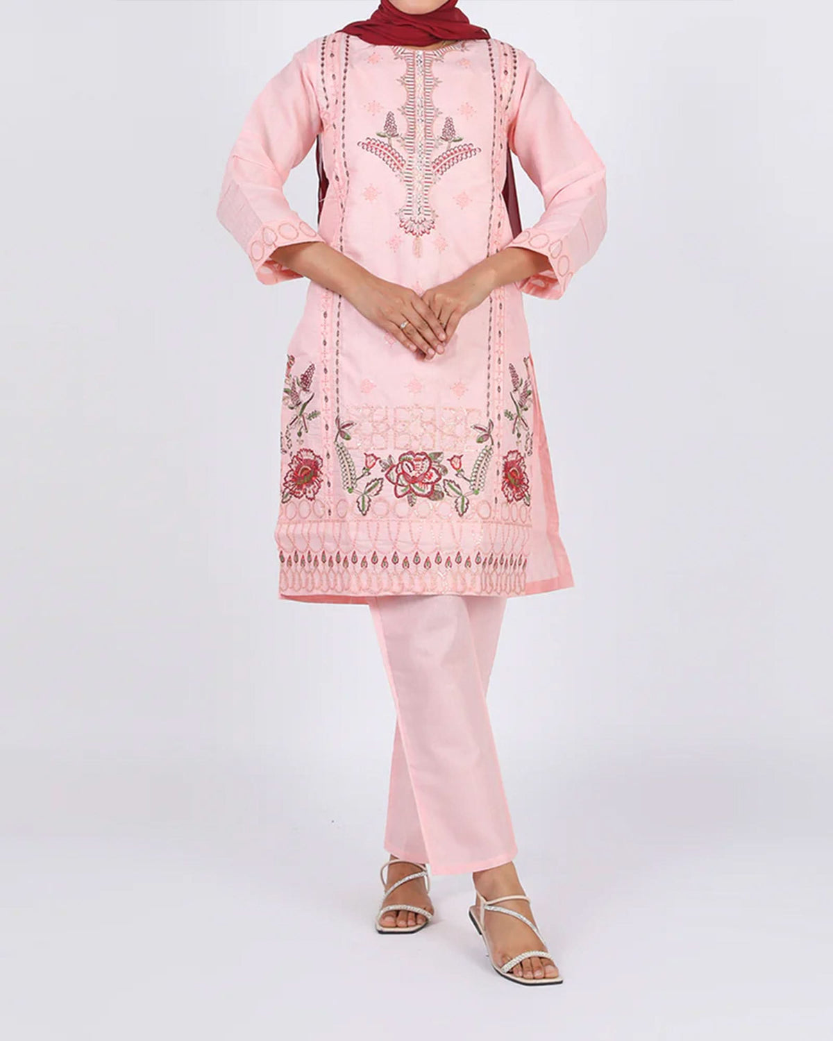 Women's Jacquard 2 Pcs Suit, Women Shalwar Suits, Chase Value, Chase Value