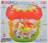 Flash Drum with Rotating Lamp Light & Musical Instrument Sounds, Musical Toys, Chase Value, Chase Value