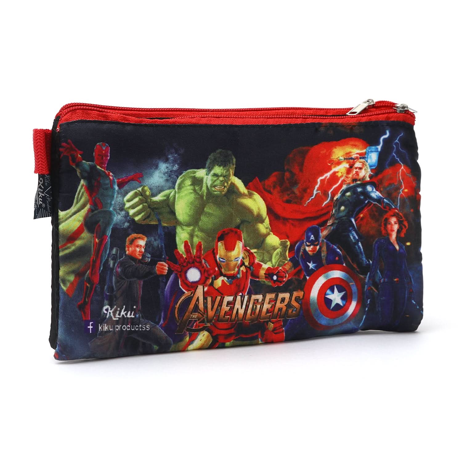 Pencil Pouch Two Zipper, Stationery Pouch & Box, Chase Value, Chase Value