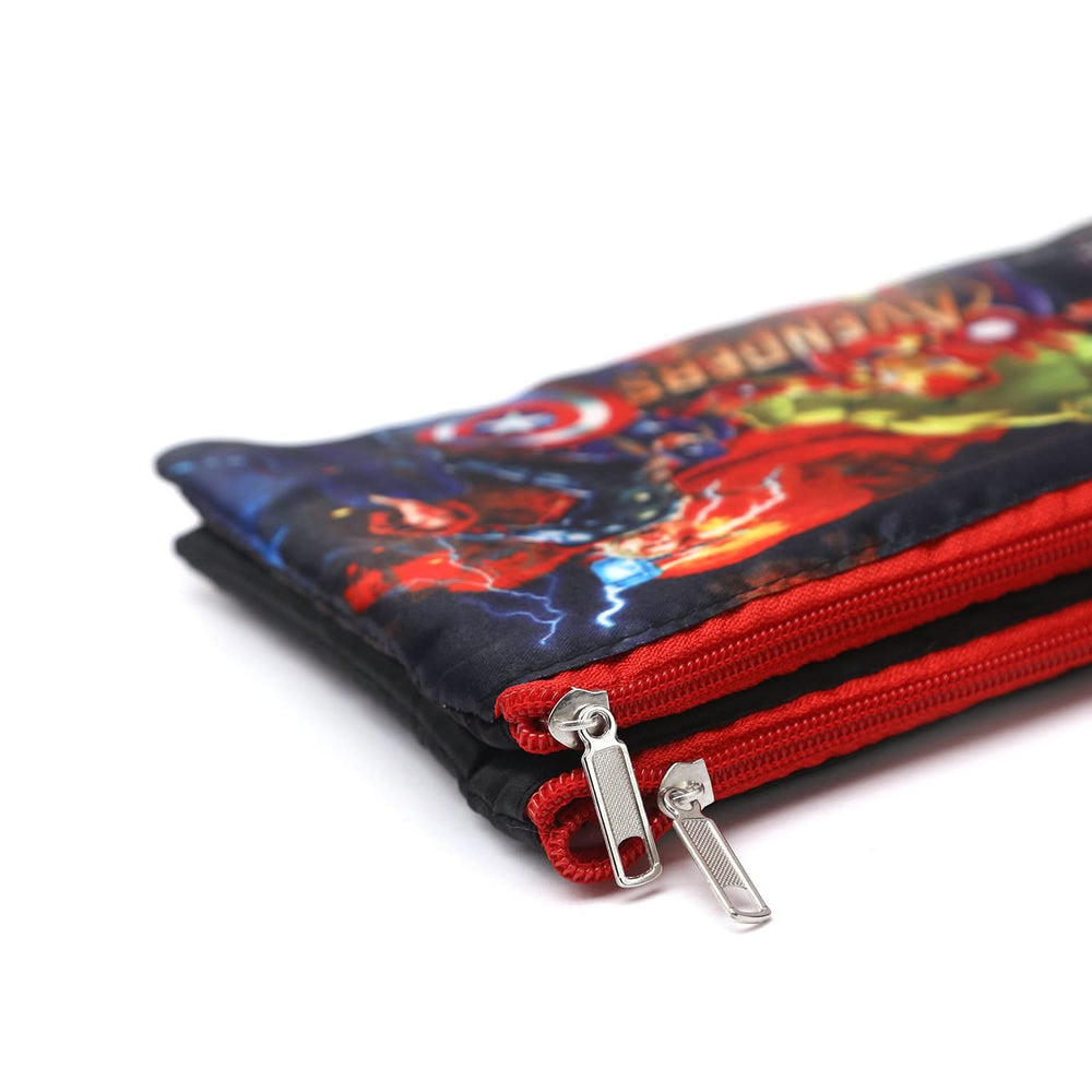 Pencil Pouch Two Zipper, Stationery Pouch & Box, Chase Value, Chase Value