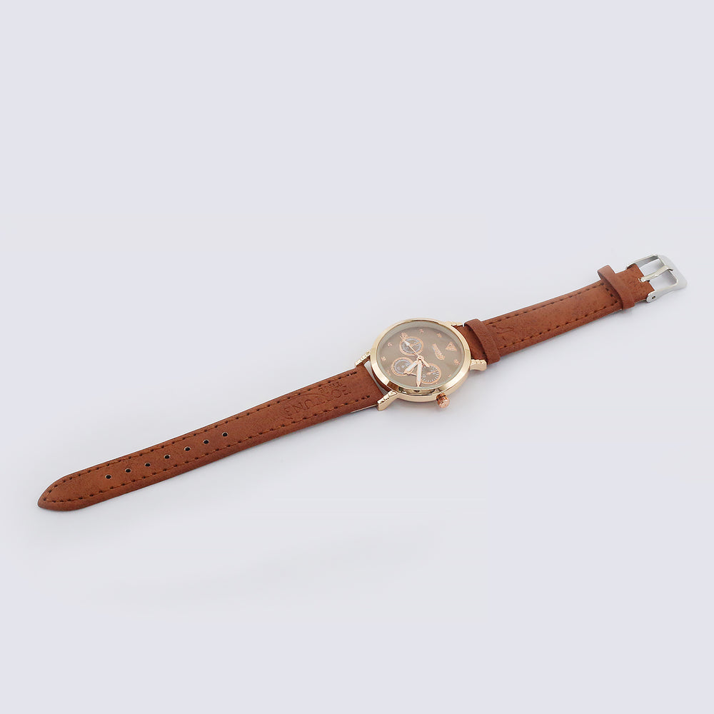 Women's Leather Strip Watch - A, Women Watches, Chase Value, Chase Value