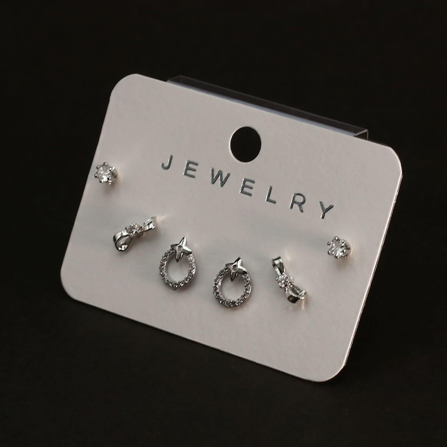 Women's Tops 3 Pcs - Silver, Women Earrings & Tops, Chase Value, Chase Value
