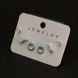 Women's Tops 3 Pcs - Silver, Women Earrings & Tops, Chase Value, Chase Value