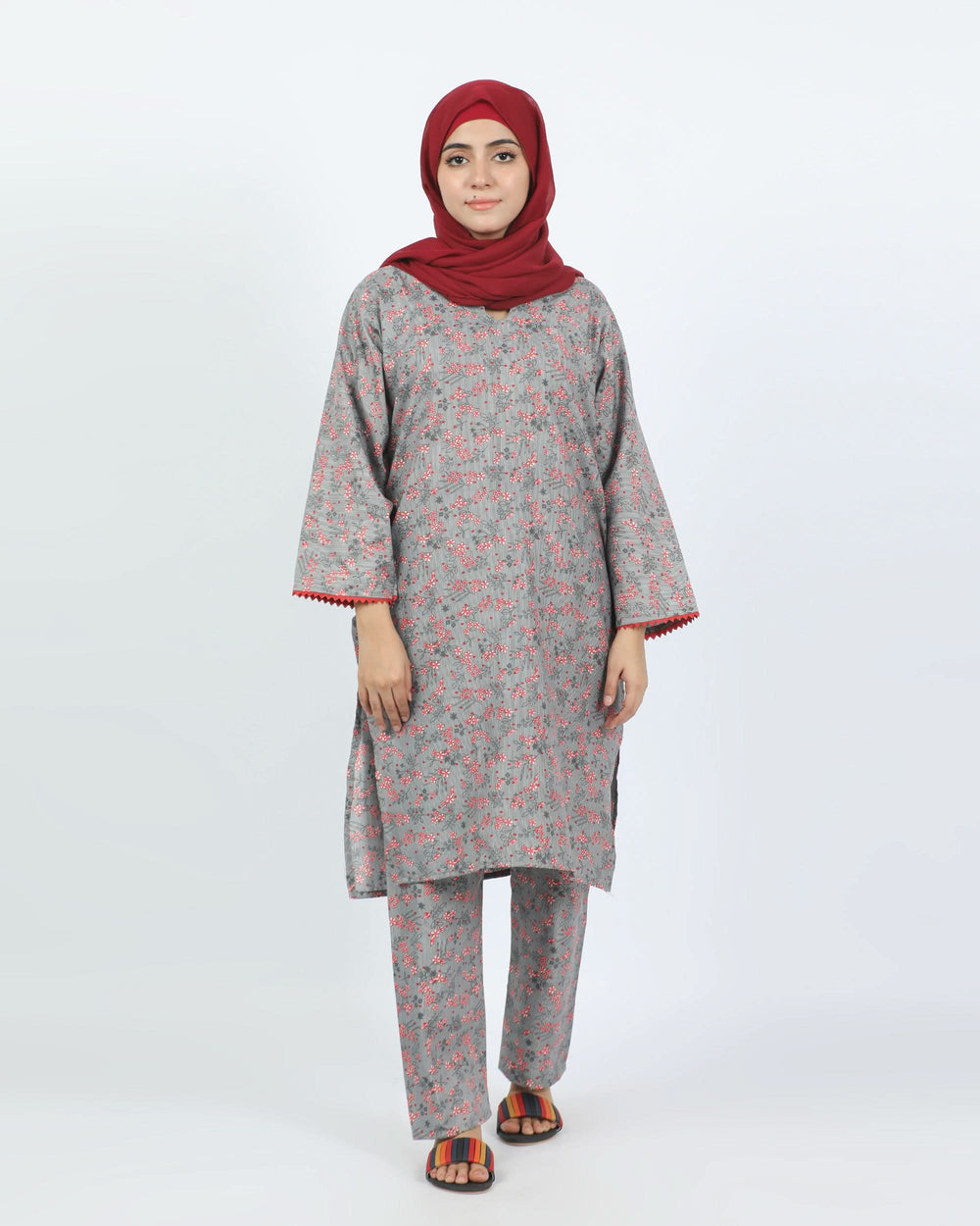 Women's Printed Unstitched 2pcs Suit, Women, 2Pcs Shalwar Suit, Chase Value, Chase Value