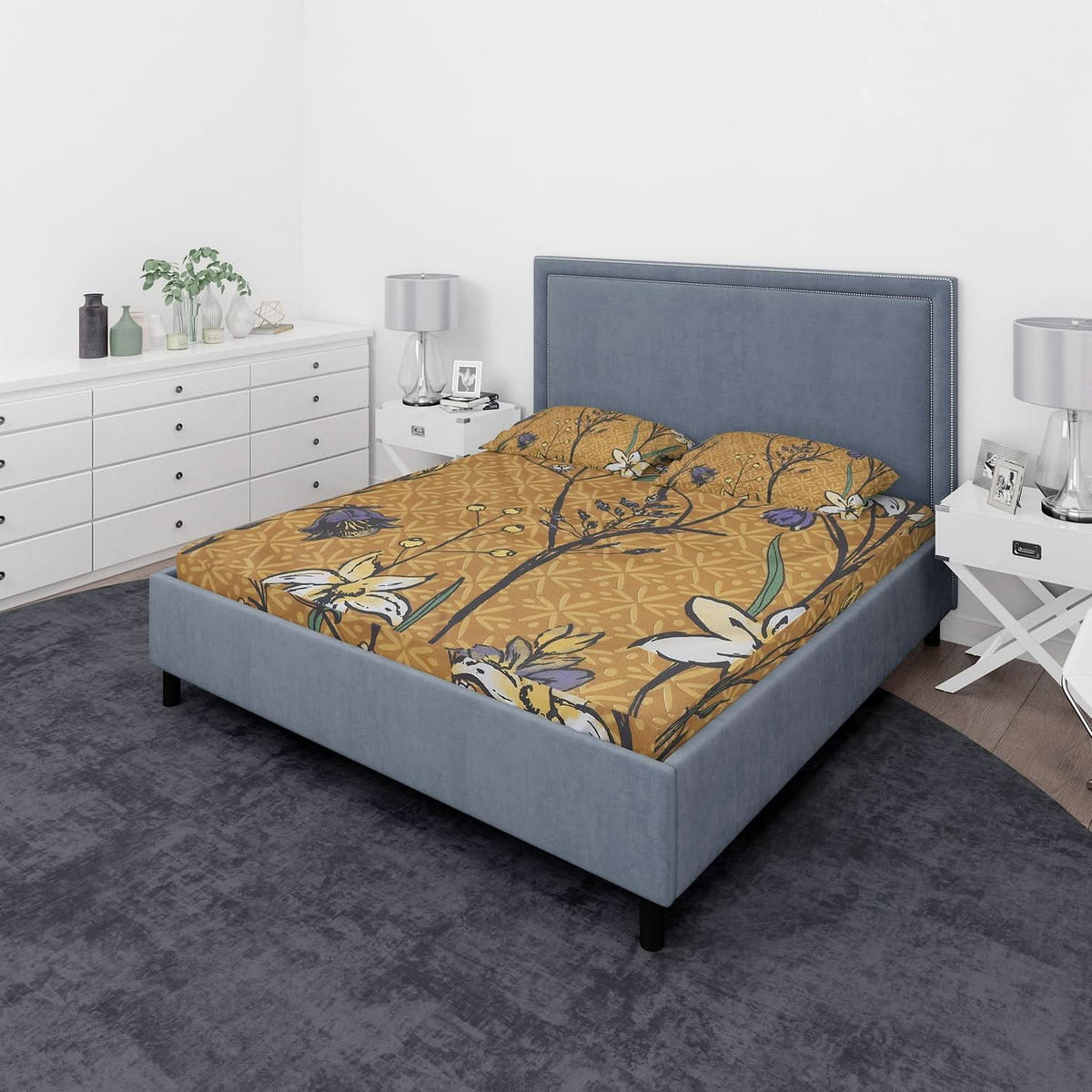 Double Bedsheet 96*100 - A1, Double Size Bed Sheet, Chase Value, Chase Value