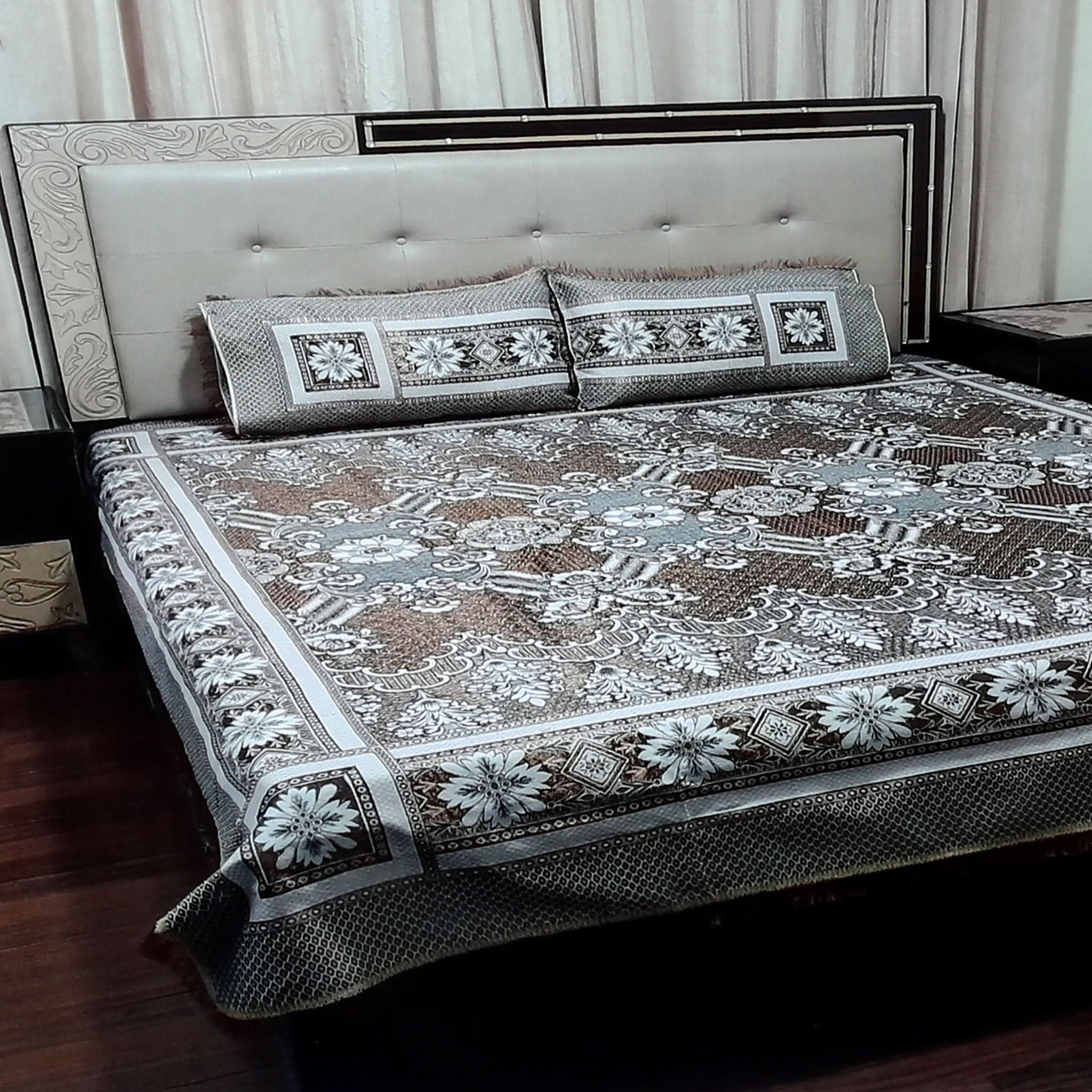 Gultex Heavy Fancy Bed Sheet - A1, Double Size Bed Sheet, Chase Value, Chase Value