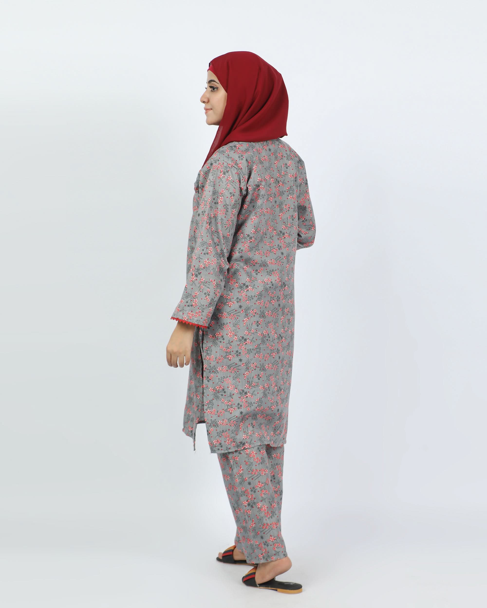 Women's Printed Unstitched 2pcs Suit, Women, 2Pcs Shalwar Suit, Chase Value, Chase Value