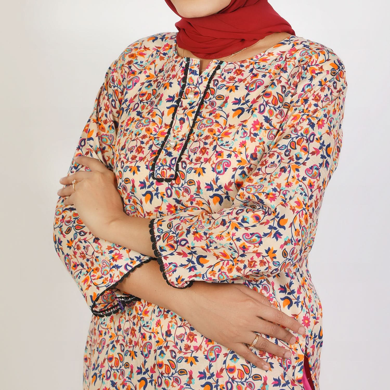Women's Printed  2Pcs  Suit - Multi Color, Women Shalwar Suits, Chase Value, Chase Value