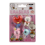 Cartoon Character Eraser Pack of 4, Stationery Supplies, Chase Value, Chase Value