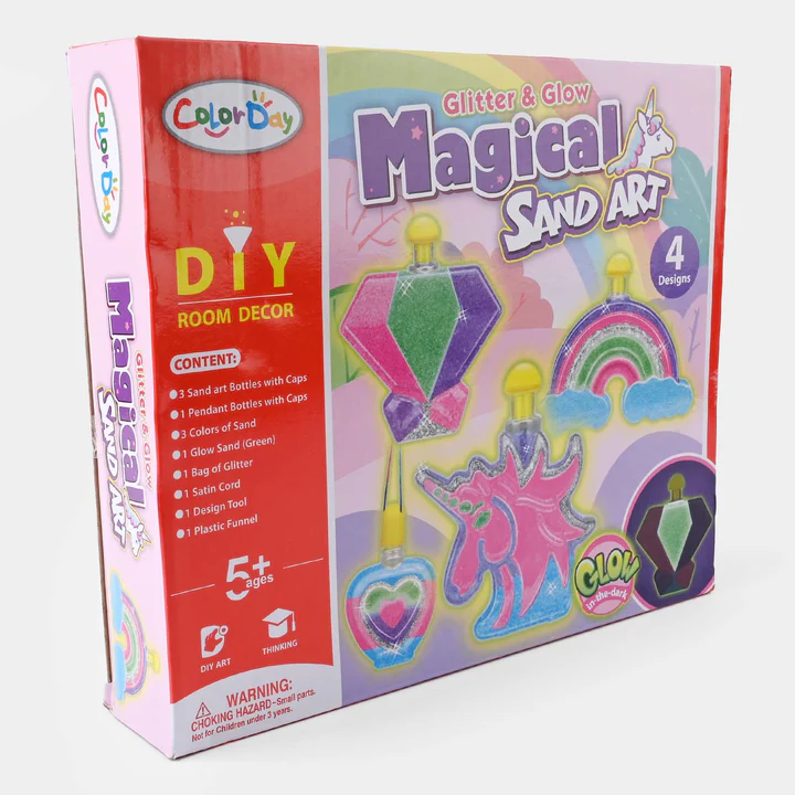 Sand Color Art – Multi-Color Craft Sand Pack for Kids - Multi-Color, Coloring Tools, Chase Value, Chase Value