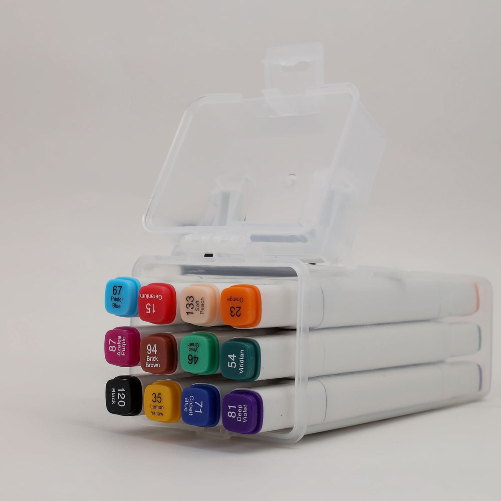 Marker Double Side 12 Color M6138-12, Coloring Tools, Chase Value, Chase Value