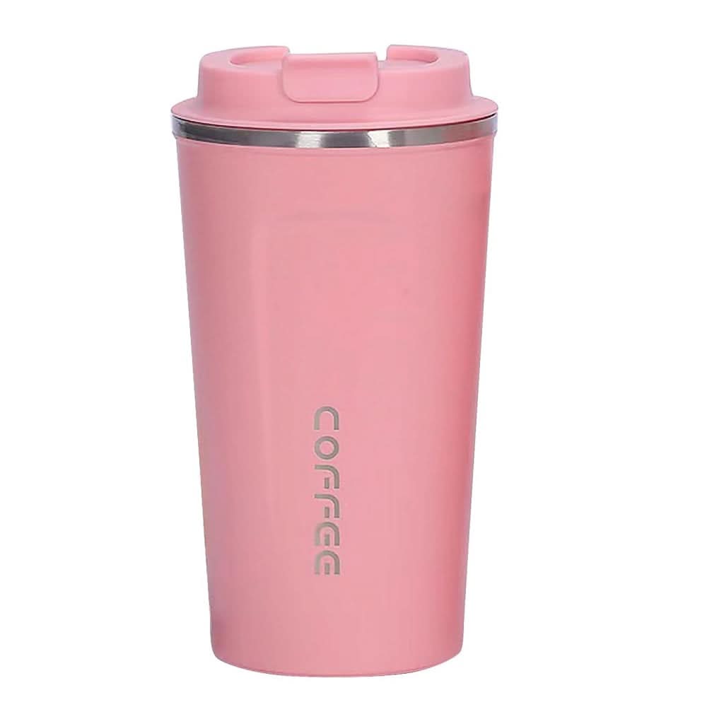 Stainless Steel Coffee Vacuum Mug - Pink, Thermos & Mug, Chase Value, Chase Value