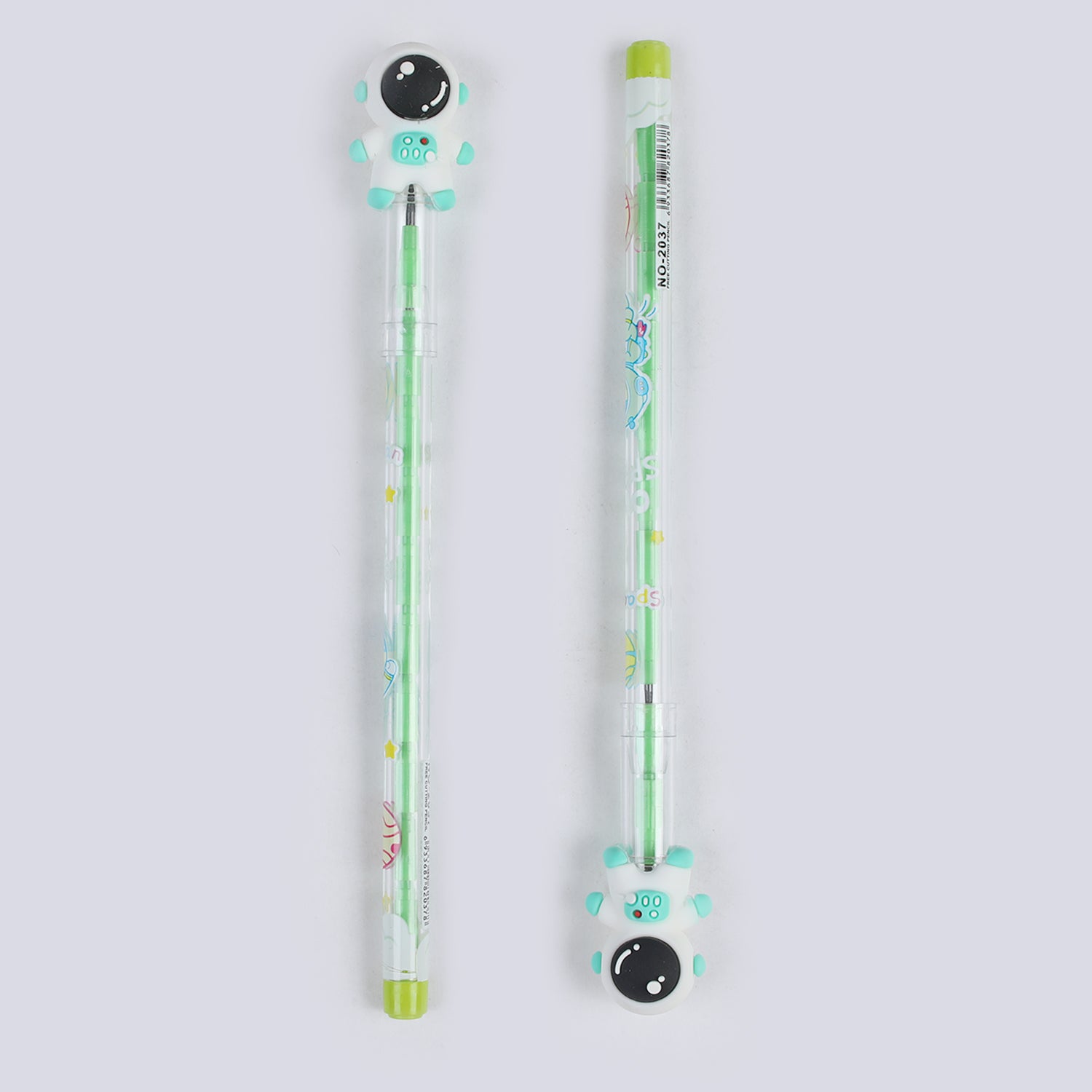 Bullet Pencil With Cartoon Character Eraser 2Pcs, Stationery Supplies, Chase Value, Chase Value