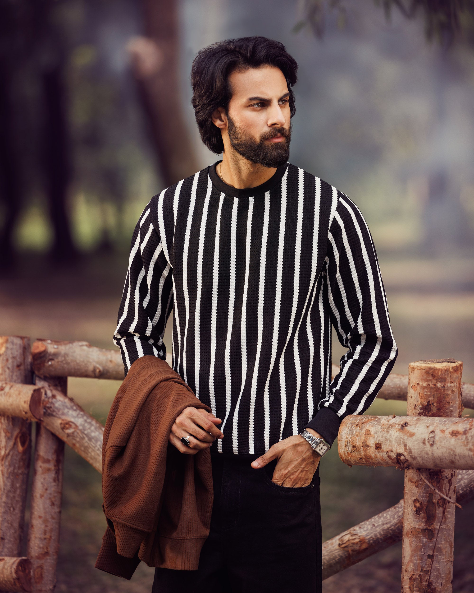 Mens China Jacquard Printed Sweatshirt