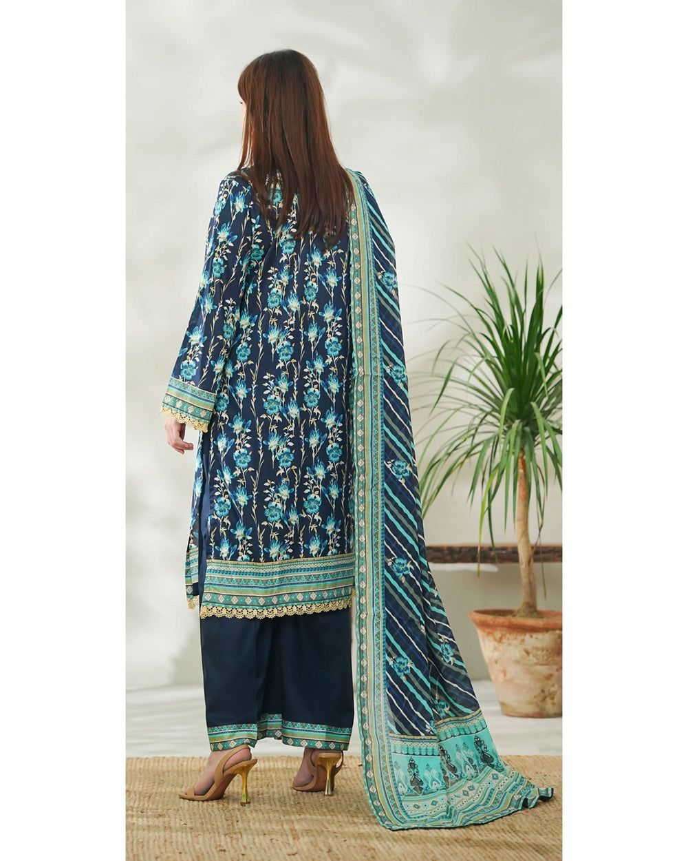 DAMAN By Vs Textile Exclusive Lawn Printed 3-PCS Unstiched Suit - 731, Women, 3Pcs Shalwar Suit, Chase Value, Chase Value