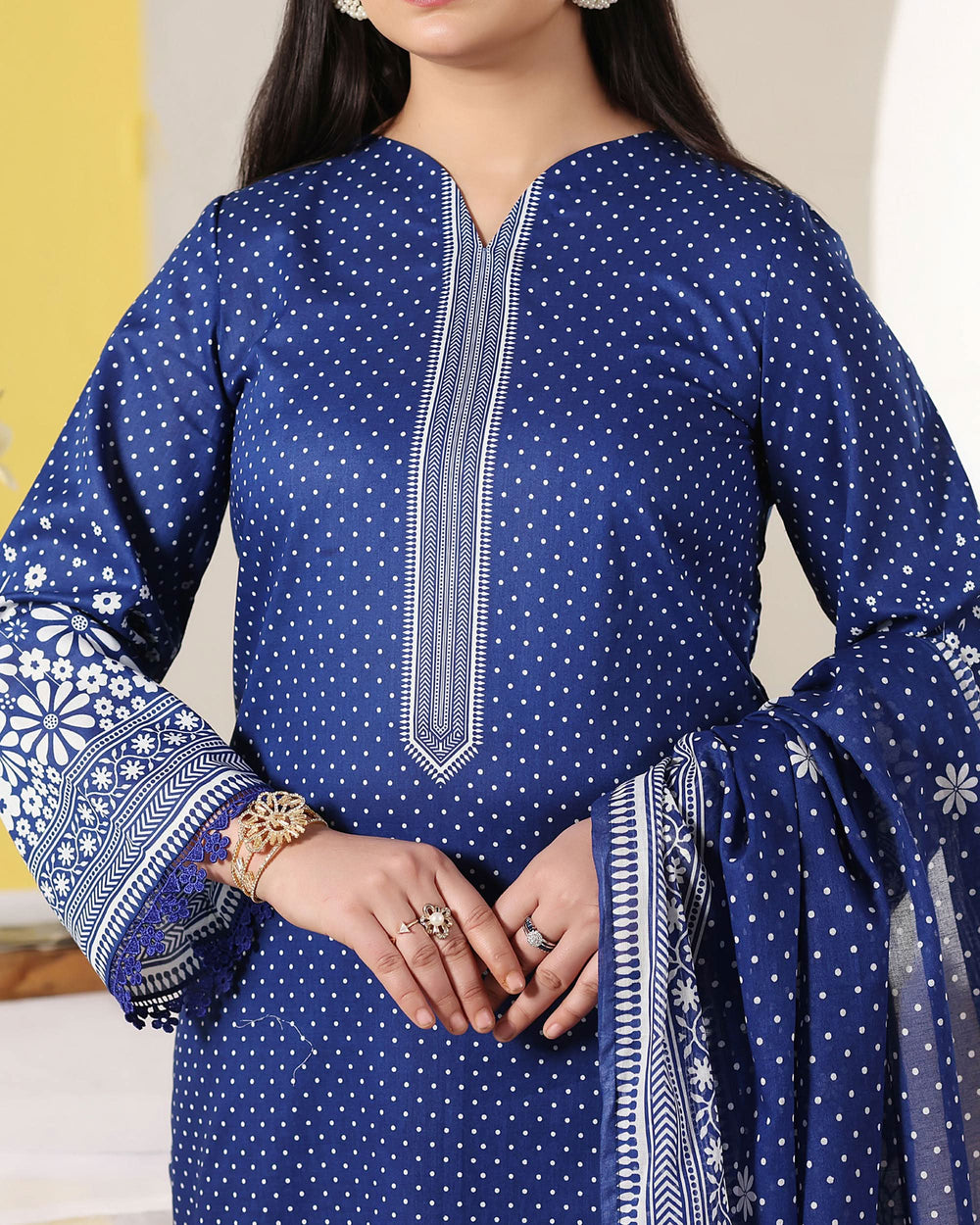 DAMAN Exclusive Lawn Printed 3-Piece Suit By VS Textile V-4, Women, 3Pcs Shalwar Suit, Chase Value, Chase Value