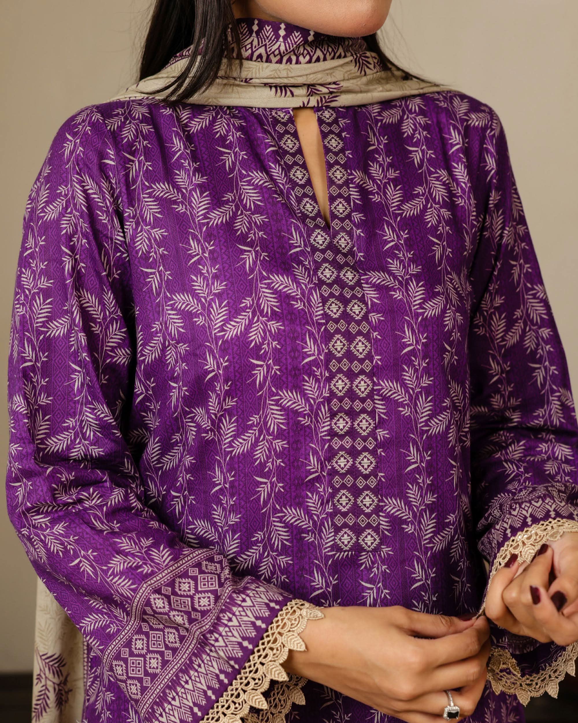 DAMAN Exclusive Lawn Printed 3-Piece Suit By VS Textile V-4, Women, 3Pcs Shalwar Suit, Chase Value, Chase Value