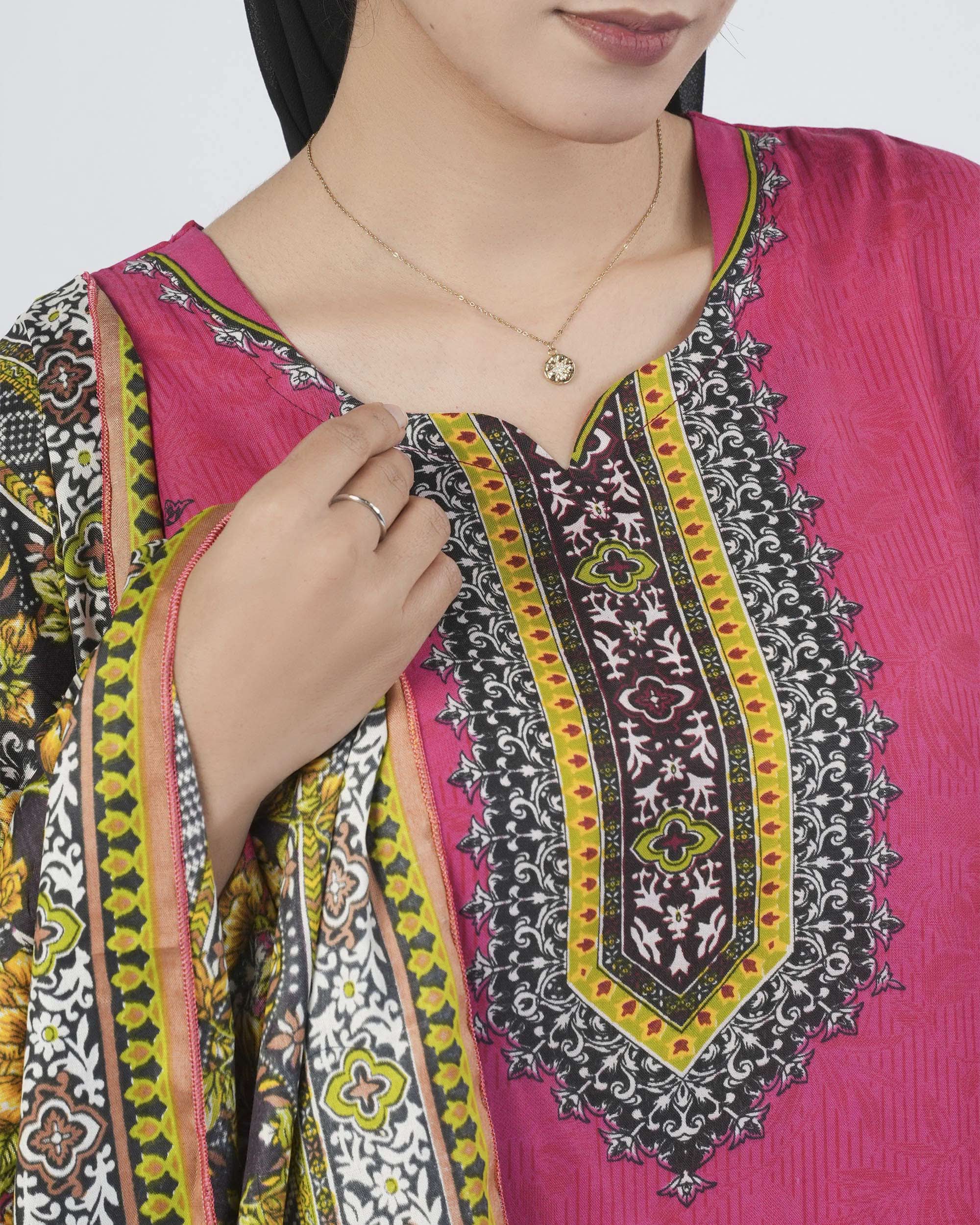 Shahzaib Gull Gee Printed 3-Pcs Suit, Women, 3Pcs Shalwar Suit, Chase Value, Chase Value