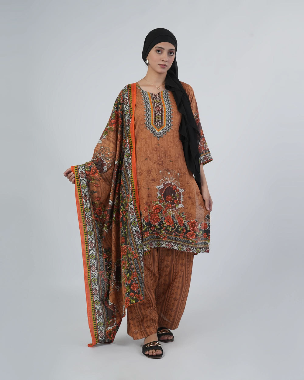 Shahzaib Gull Gee Printed 3-Pcs Suit, Women, 3Pcs Shalwar Suit, Chase Value, Chase Value