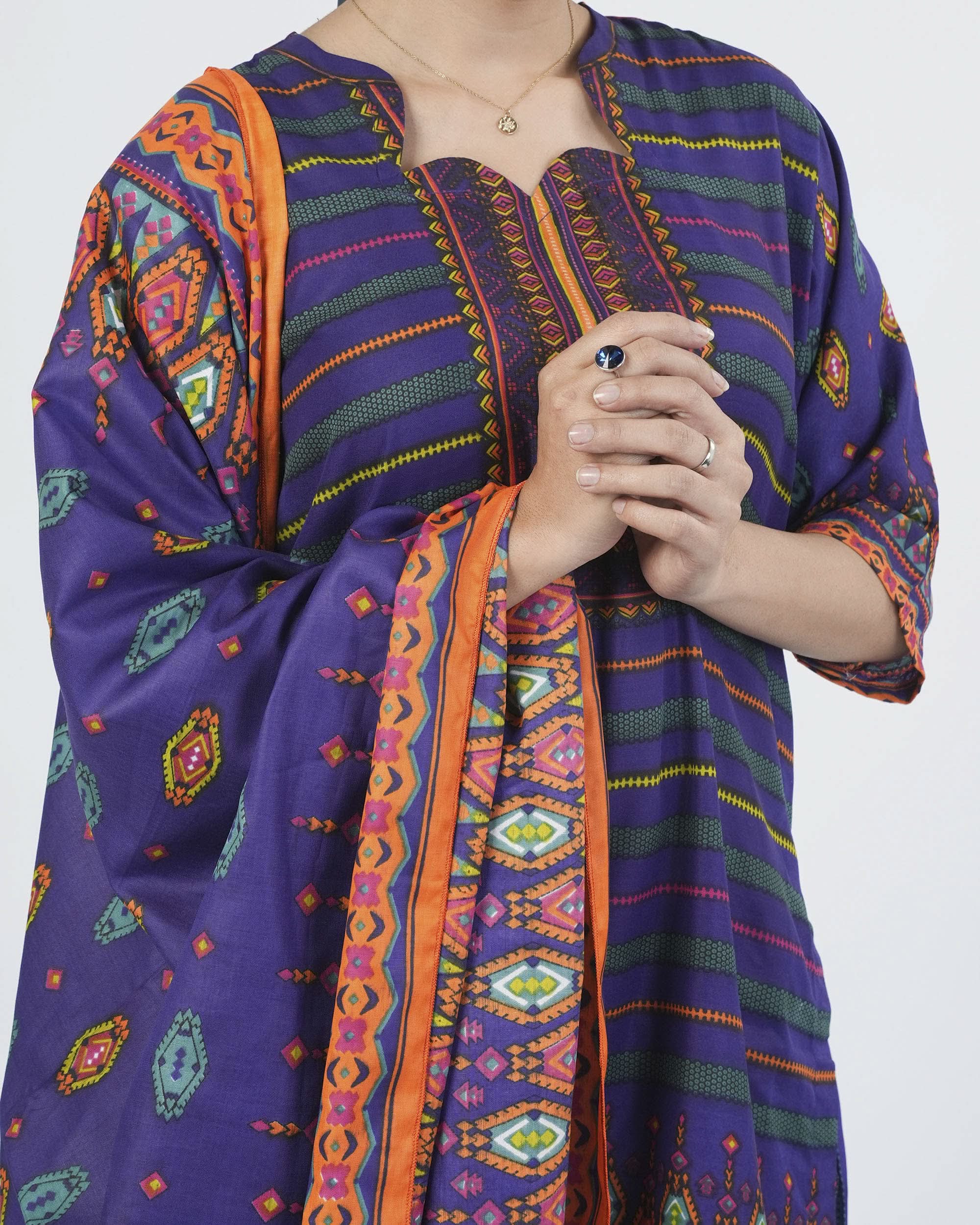 Shahzaib Gull Gee Printed 3-Pcs Suit, Women, 3Pcs Shalwar Suit, Chase Value, Chase Value