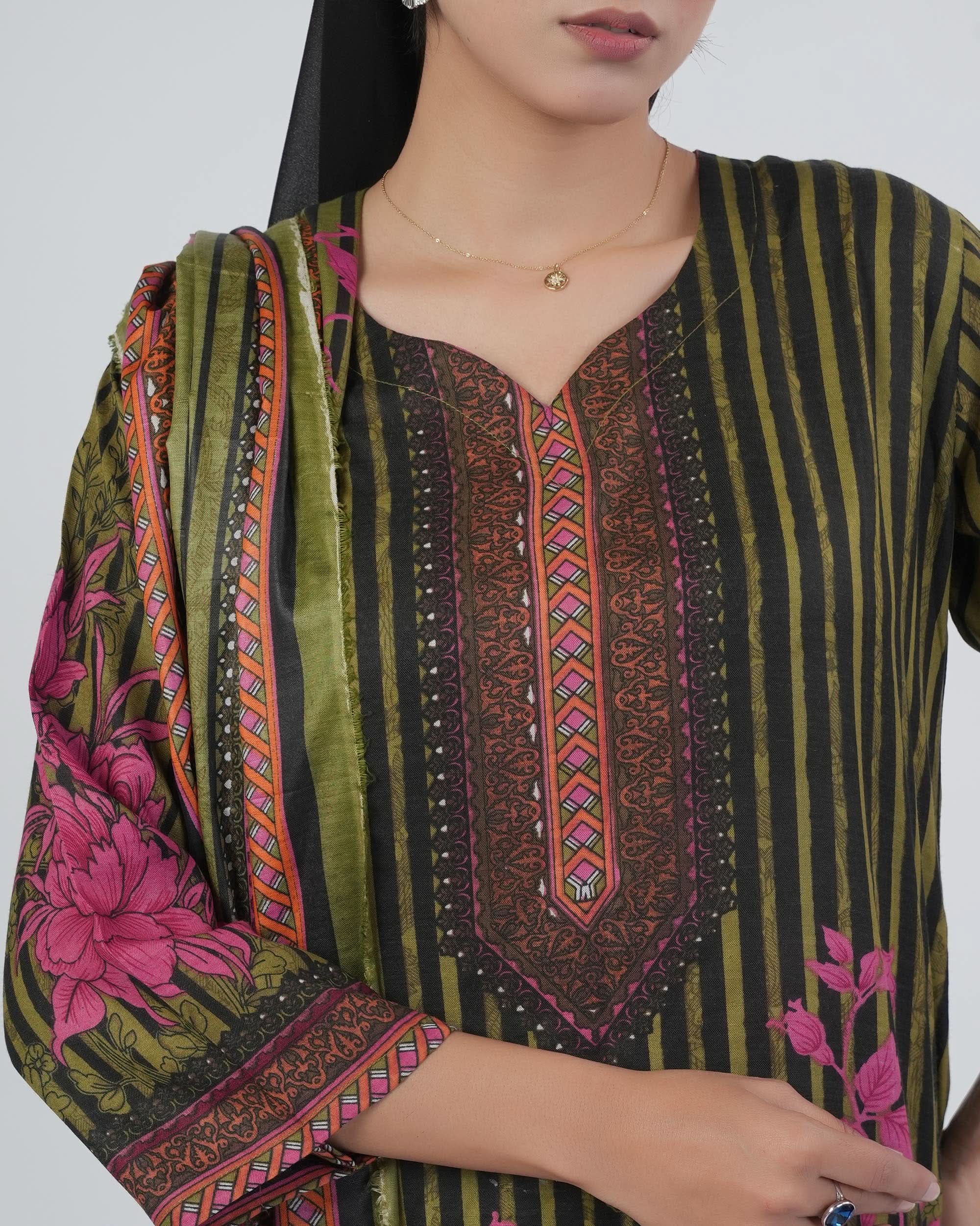 Shahzaib Gull Gee Printed 3-Pcs Suit, Women, 3Pcs Shalwar Suit, Chase Value, Chase Value