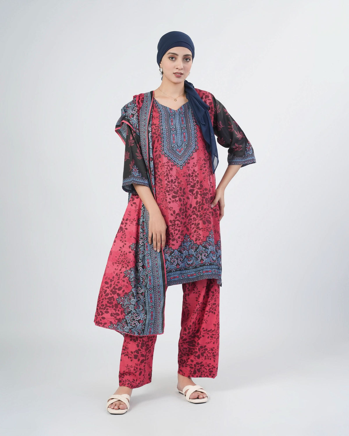 Shahzaib Gull Gee Printed 3-Pcs Suit, Women, 3Pcs Shalwar Suit, Chase Value, Chase Value