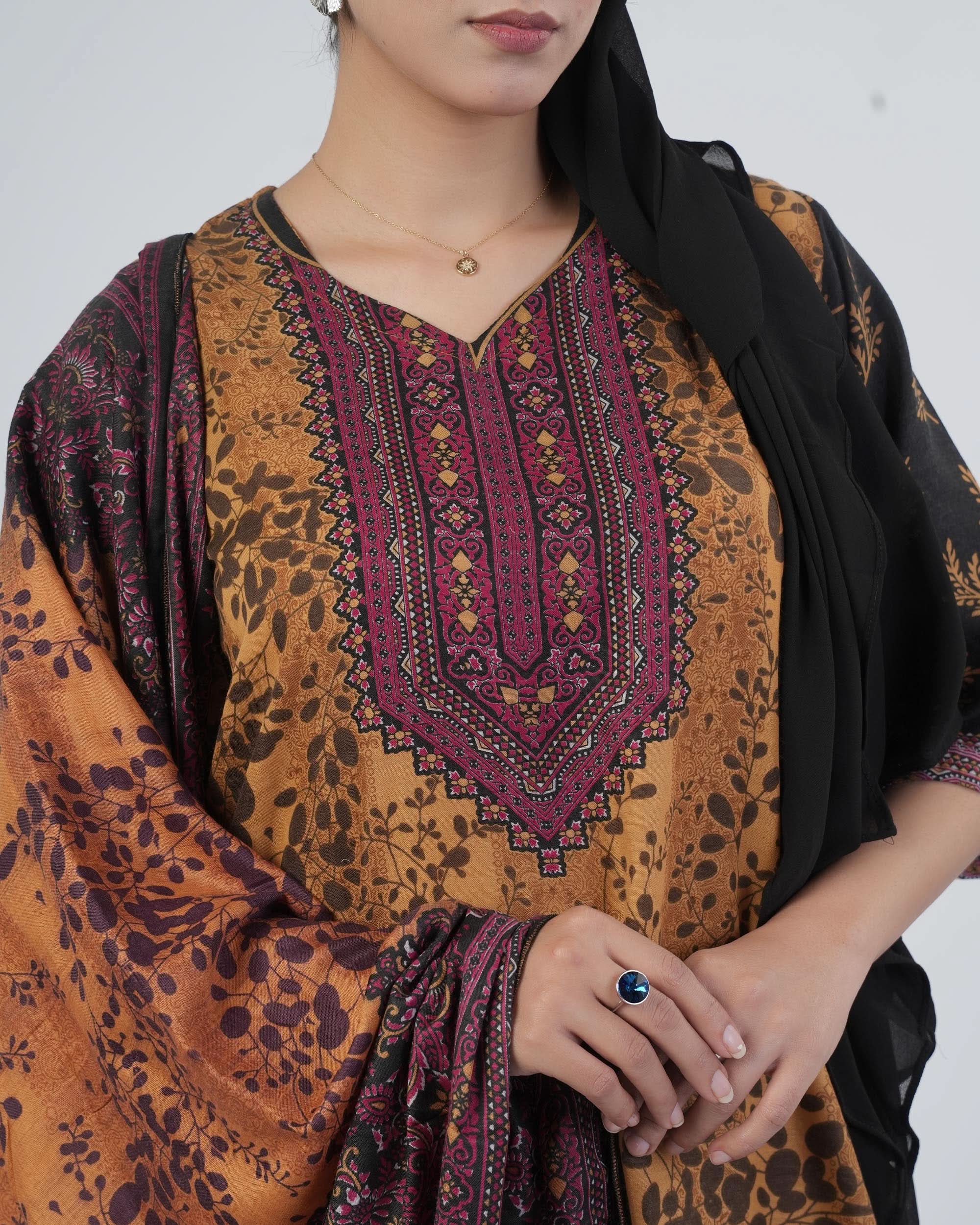 Shahzaib Gull Gee Printed 3-Pcs Suit, Women, 3Pcs Shalwar Suit, Chase Value, Chase Value