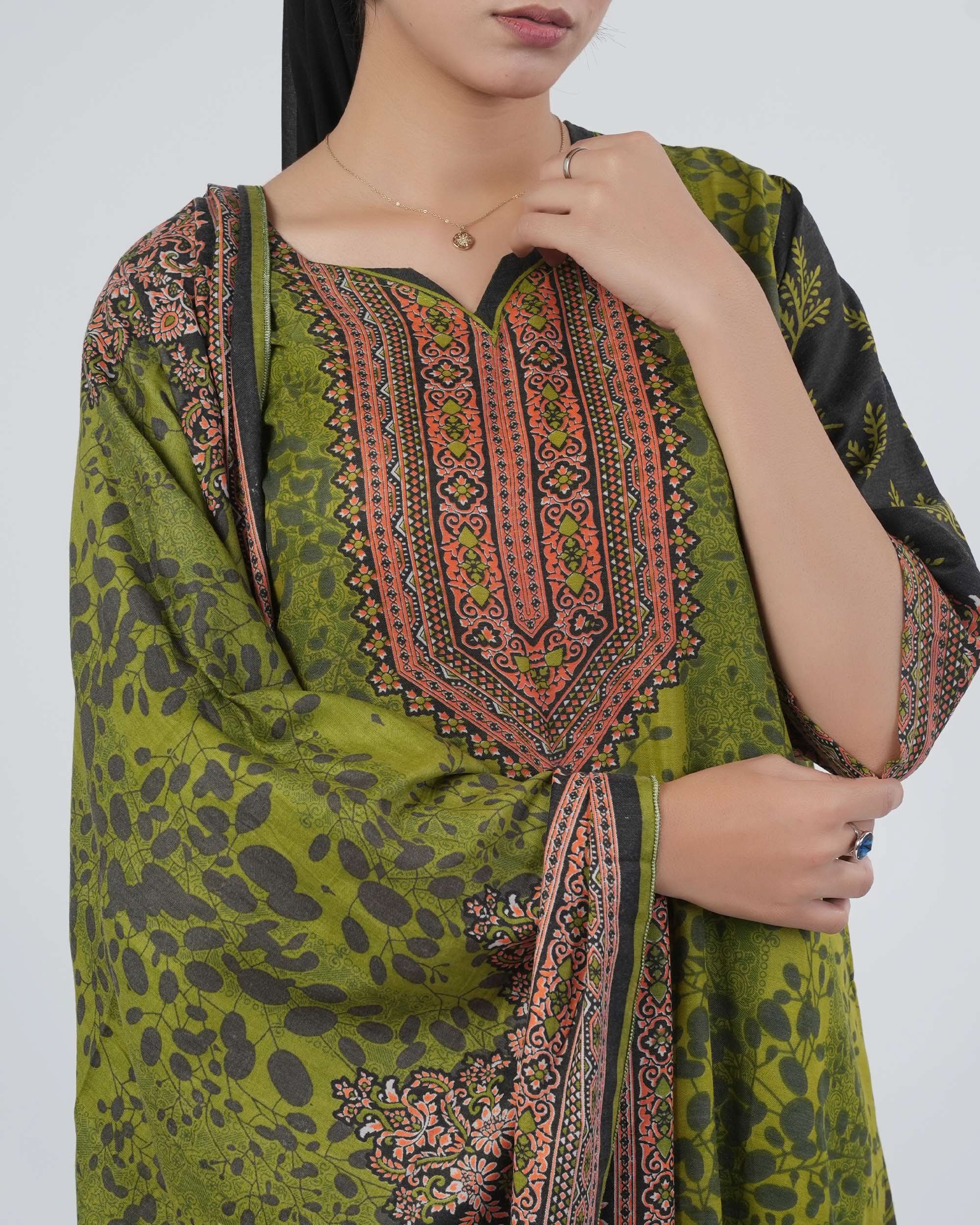 Shahzaib Gull Gee Printed 3-Pcs Suit, Women, 3Pcs Shalwar Suit, Chase Value, Chase Value