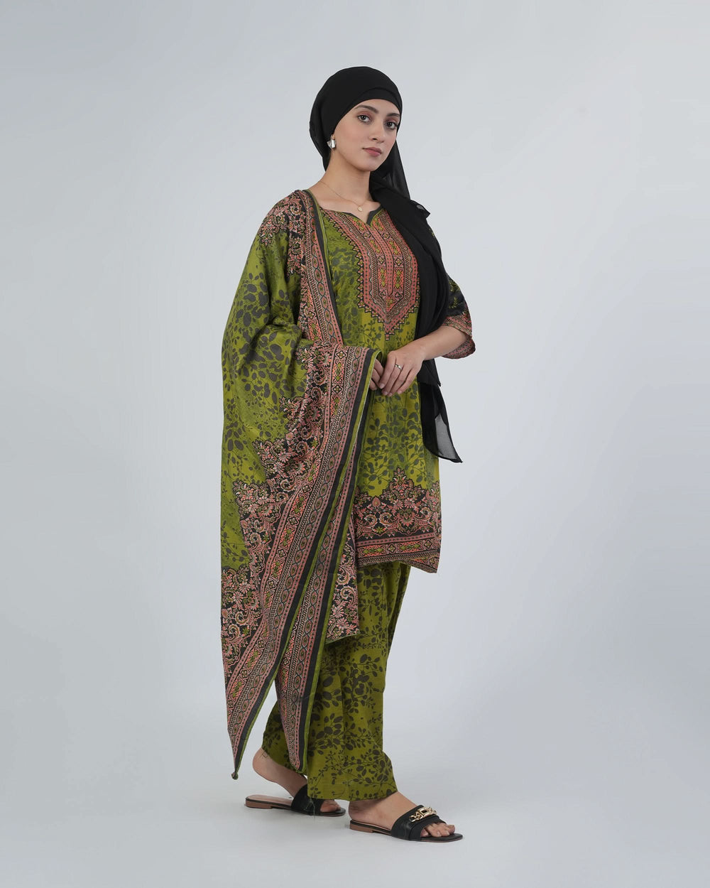 Shahzaib Gull Gee Printed 3-Pcs Suit, Women, 3Pcs Shalwar Suit, Chase Value, Chase Value
