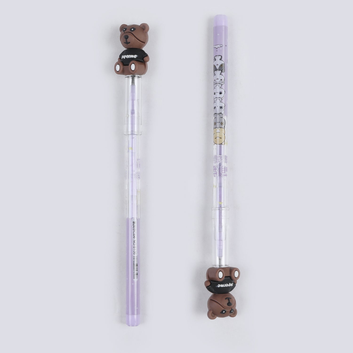 Bullet Pencil With Cartoon Character Eraser 2Pcs, Stationery Supplies, Chase Value, Chase Value