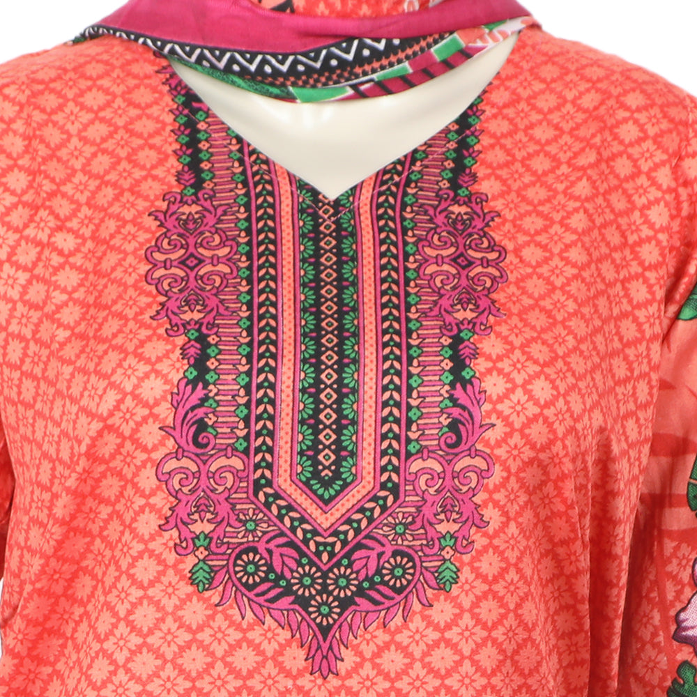 Women's Wash & Wear Unstitched 3pcs Suit - A25, Women, 3Pcs Shalwar Suit, Chase Value, Chase Value