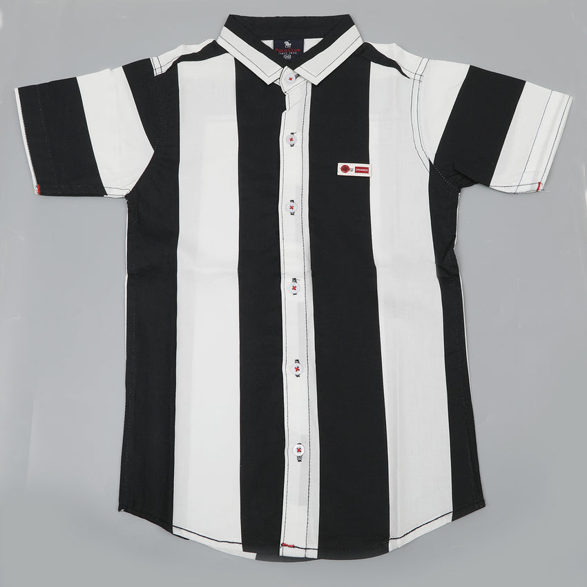 Boys Half Sleeves Casual Shirts - Multi Color