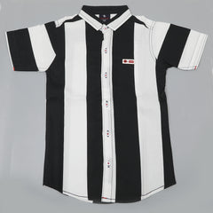 Boys Half Sleeves Casual Shirts - Multi Color