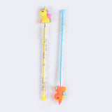 Bullet Pencil With Cartoon Character Eraser 2Pcs, Stationery Supplies, Chase Value, Chase Value