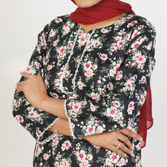 Women's Printed  2Pcs  Suit - Multi Color