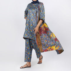 Shataj Febron Wash & Wear Unstitched Printed 3Pcs Suit - A2