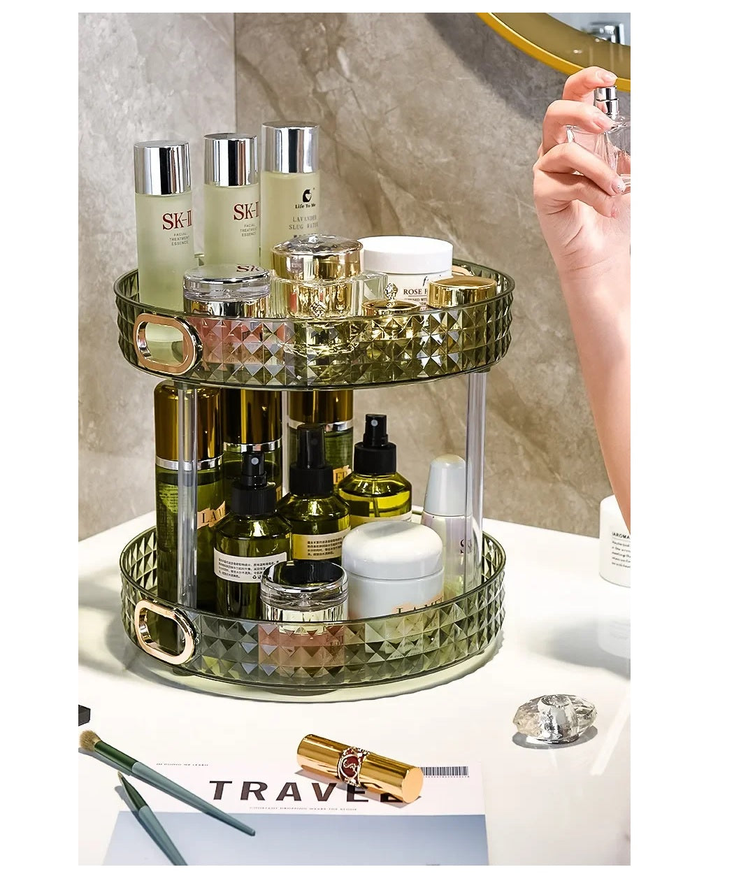 Acrylic Cosmetic Makeup Organizer, Storage Boxes, Chase Value, Chase Value