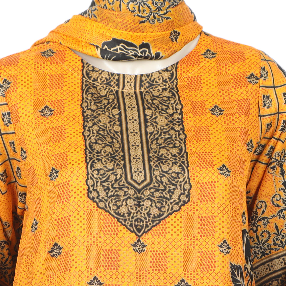 Women's Wash & Wear Unstitched 3pcs Suit - A30, Women, 3Pcs Shalwar Suit, Chase Value, Chase Value