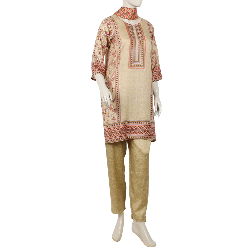 Women's Wash & Wear Unstitched 3pcs Suit - A32, Women, 3Pcs Shalwar Suit, Chase Value, Chase Value