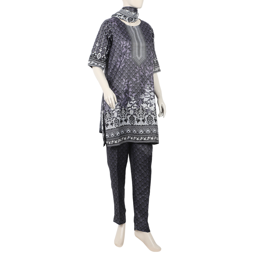 Women's Wash & Wear Unstitched 3pcs Suit - A38, Women, 3Pcs Shalwar Suit, Chase Value, Chase Value