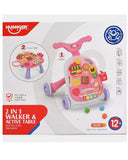 2 IN 1 Walker & Activity Table, Educational Toys, Chase Value, Chase Value