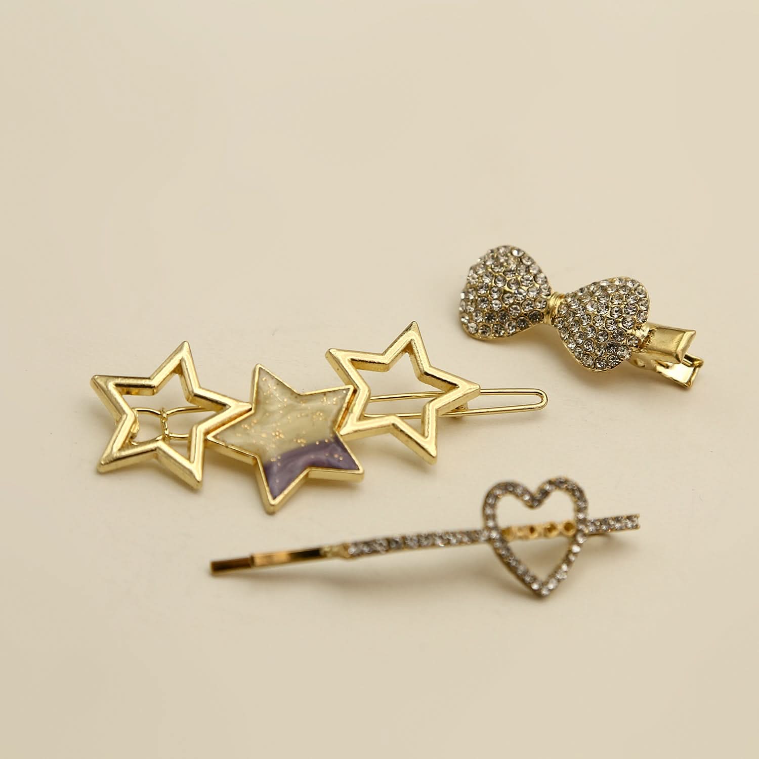 Hair Pin Card - Golden, Girls Hair Accessories, Chase Value, Chase Value