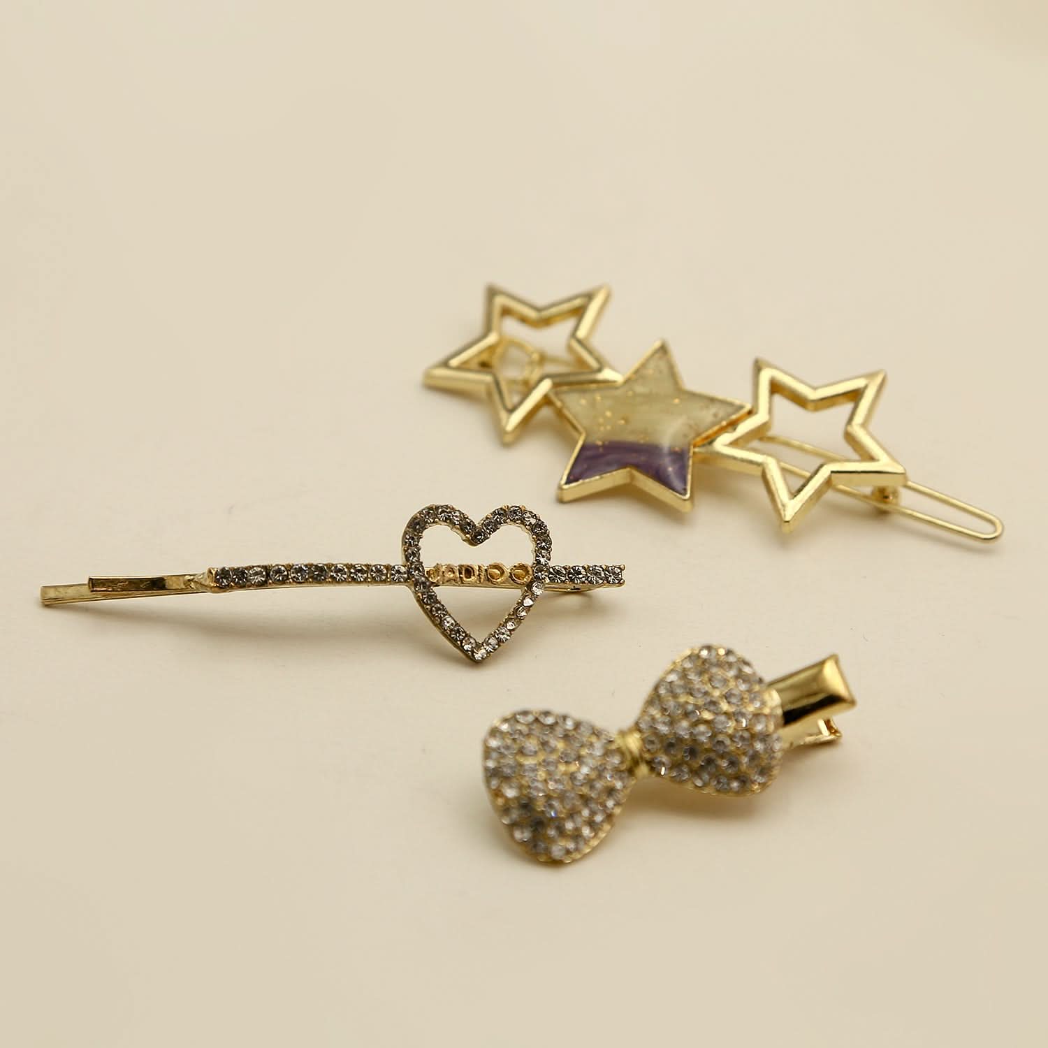 Hair Pin Card - Golden, Girls Hair Accessories, Chase Value, Chase Value
