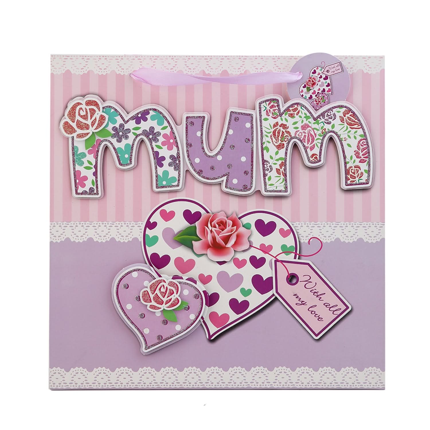 Mother Day Gift Bag - Medium - Multi Color, Kids Gift Set, Chase Value, Chase Value